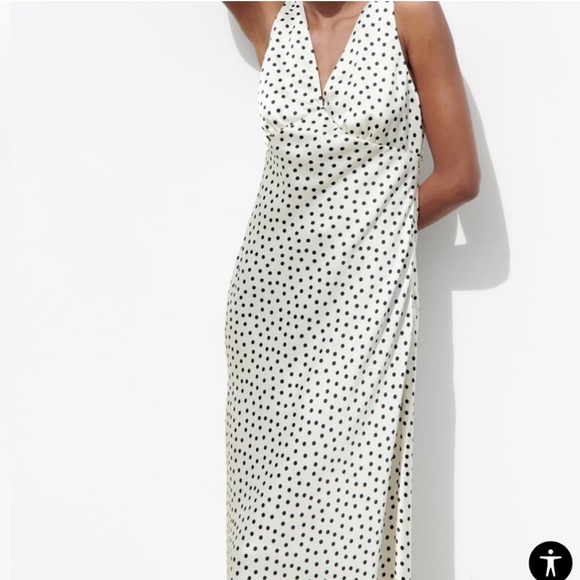 POLKA DOT SLIP DRESS - Picture 3 of 7